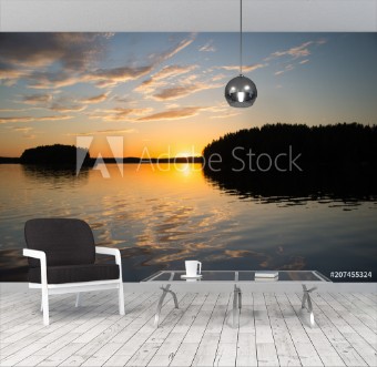 Picture of Sunset reflections